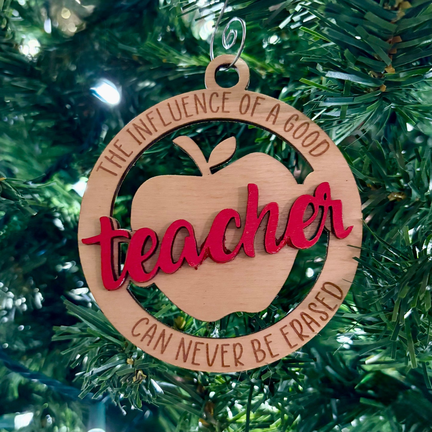Teacher Influence 1 Ornament