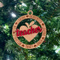 Teacher Caring Dedicated Ornament