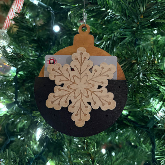 Snowflake Gift Card Holder