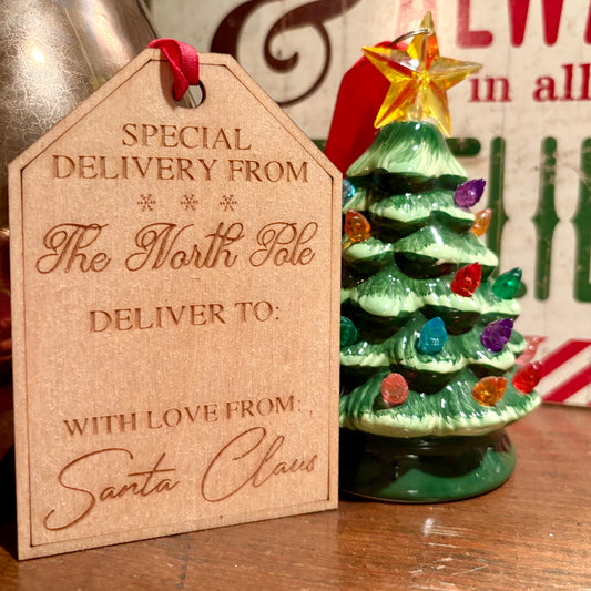 Santa Special Delivery Gift Tag